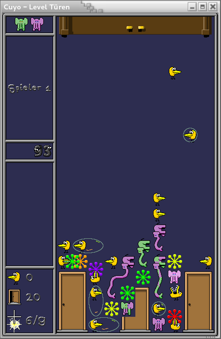 Screenshot of level doors