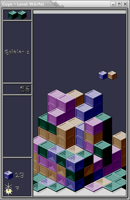 Screenshot of level cubes